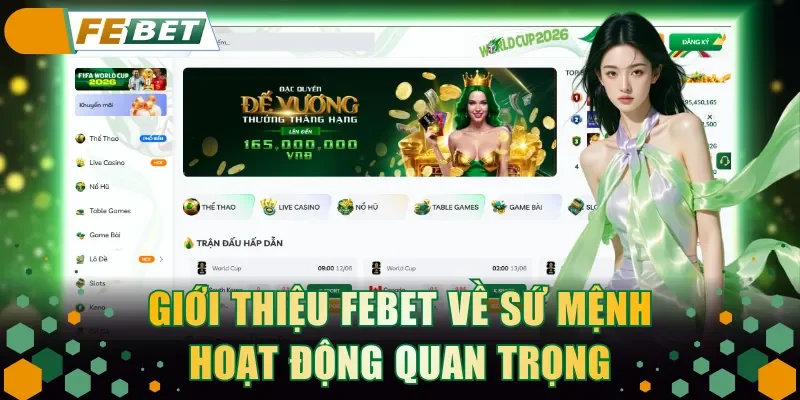 Giới thiệu FEBET về sứ mệnh hoạt động quan trọng