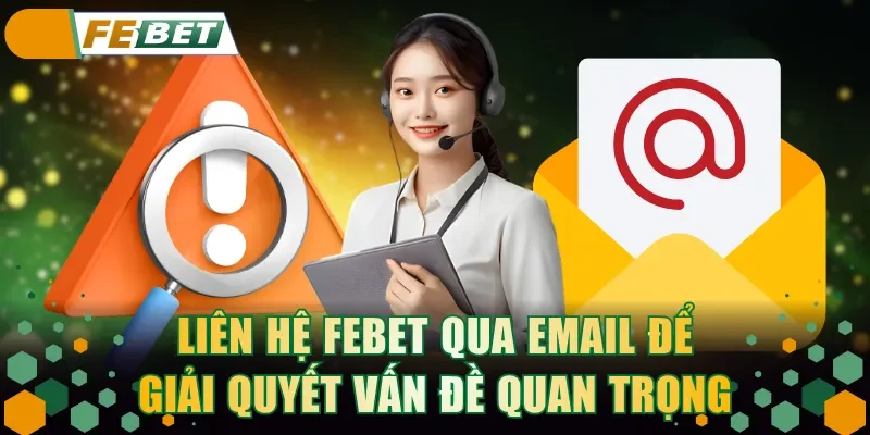 Liên hệ FEBET qua Email để giải quyết vấn đề quan trọng