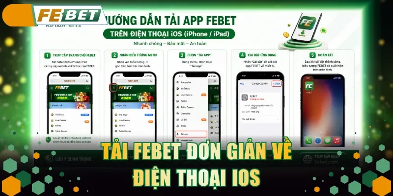 Tải FEBET đơn giản về điện thoại iOS